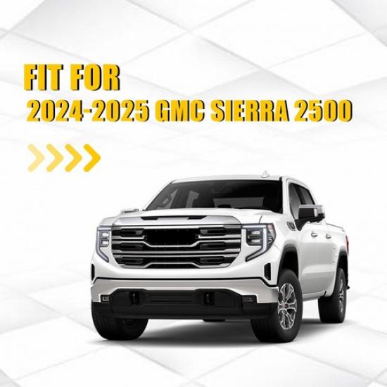 4PCS Smoked PreCut Side Markers Vinyl Overlay 2024-2025 Tint Sierra For GMC 2500