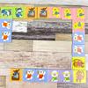 DJECO Domino Little Friends Picture Matching Game Educational Game Domino Play Card Game Shiritori Numbers Picture Linking Montessori Ages 6