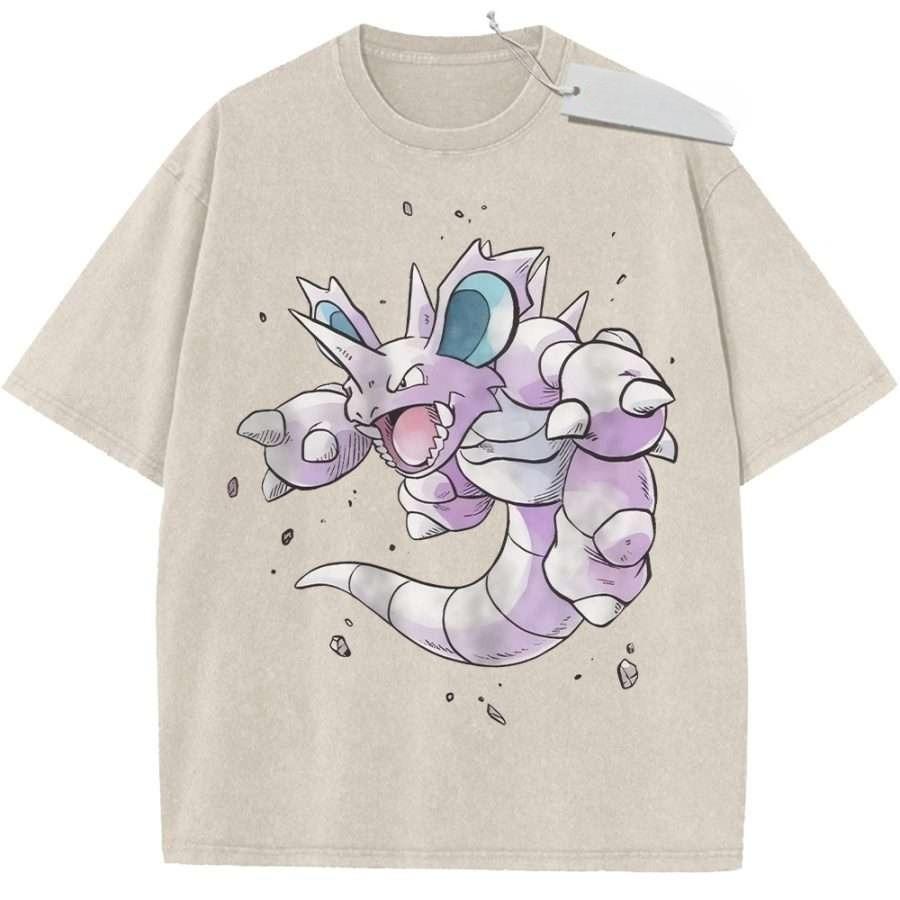 

T Shirt Sports T Shirt Short Sleeve T Shirt Multi Color Unisex Pure Cotton Washed Retro Print Featuring Characters From Popular M