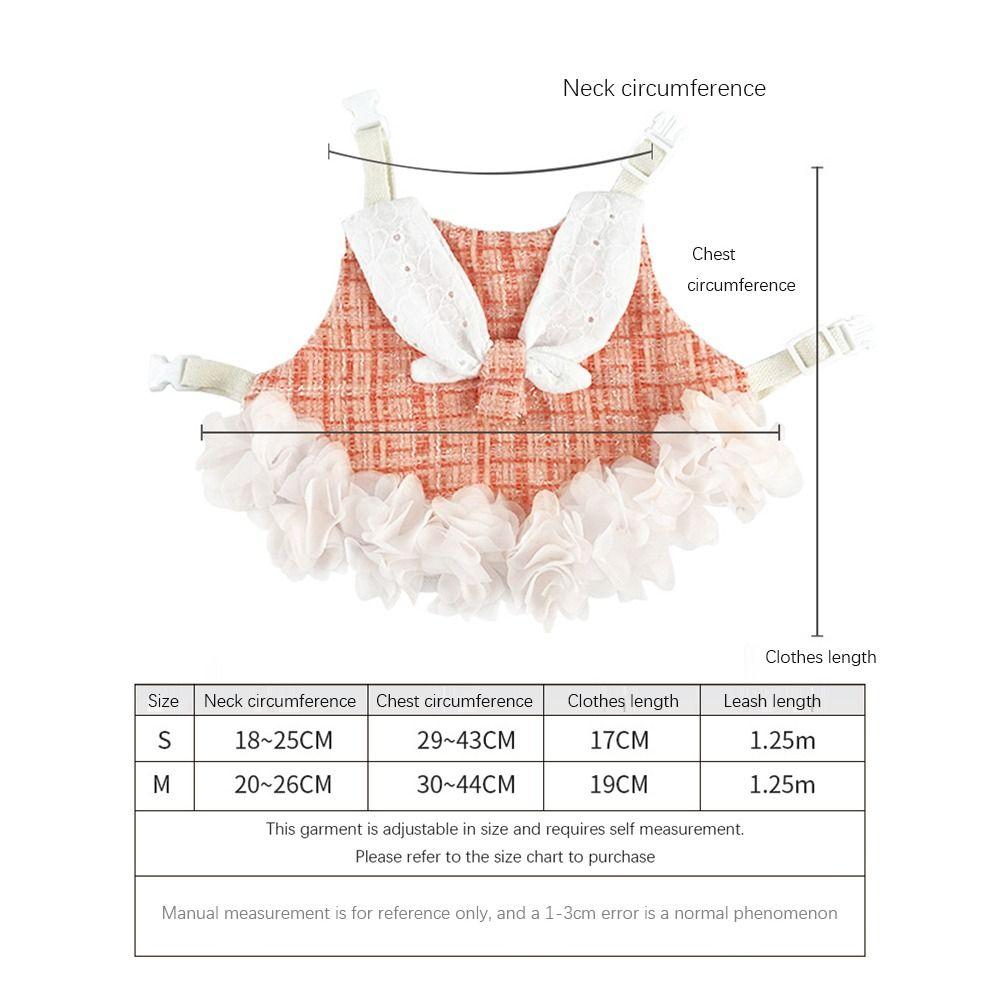 With Traction Leash Bunny Chinchillas Suit Breathable Pet Harnesses and Leash Set  Chinchillas