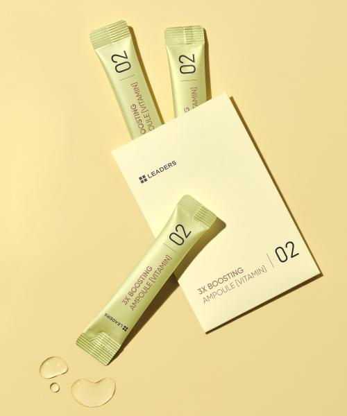 Leaders Cosmetics 3X Boosting Solution Shot + Ampoule (Spicule + Vitamin) - Total 21 Applications NONE