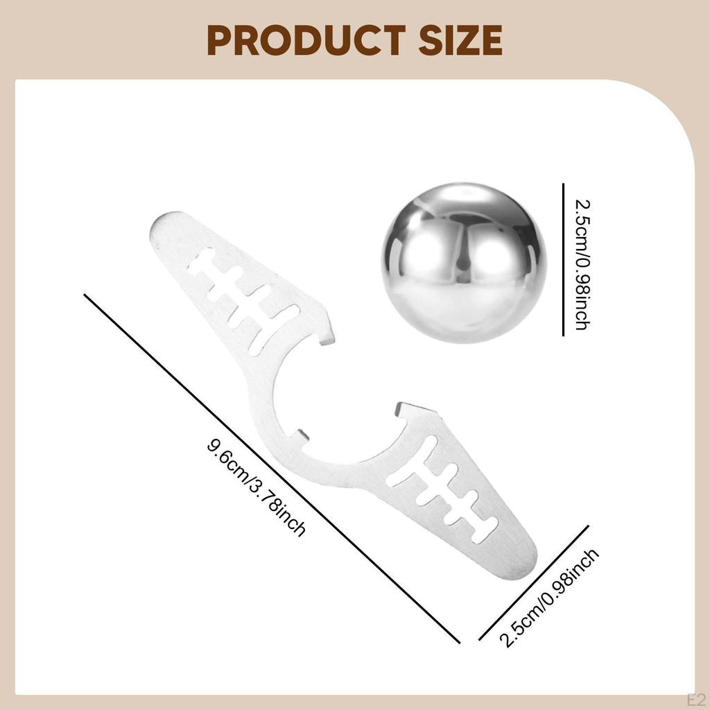 Espresso Chilling Ball Multifunction Portable Cooling Tool with Stand for Tea, Home, Cafe