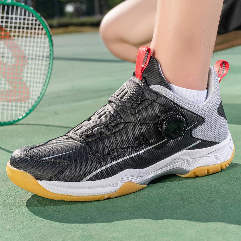 Male and Female Middle School Students Lightweight Badminton Shoes Casual and Comfortable Cushioning Rebound Light and Breathable Sports Shoes