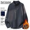 MARK FAIRWHALE Men's Heavyweight Fleece Half-Zip Sweatshirt