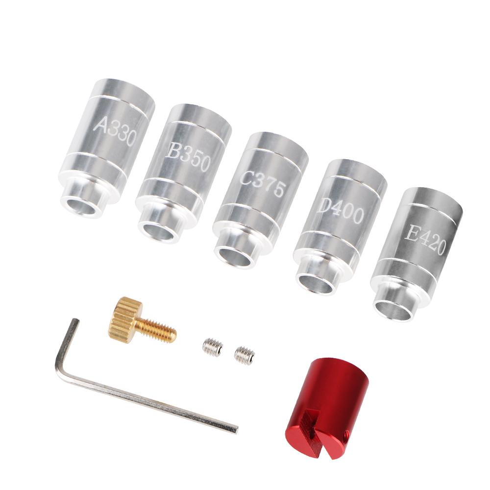 

Комплект датчика свободного пространства для корпуса датчика A330, B350, C375, D400, E420 с 5 сменными комплектами втулок, проверяющими большинство узких мест