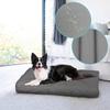 Oxford Cloth Dog Bed Cover Zippered Washable Dog Crate Pad Replacement Cover for Puppy Kitten Bed Cover Pet Supplies