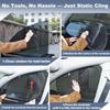 XCBYT Tesla Model Y Car Window Shades For Baby | 4 PCS Cling Side Window Sun Shade For Sun Blocker, Heat Ulation | Semi-Transparent Car Privacy