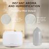 500ml Essential Oil Diffuser Quiet Aromatherapy Mist Diffusers Ultrasonic Remote Control Air Humidifier with Timing Function