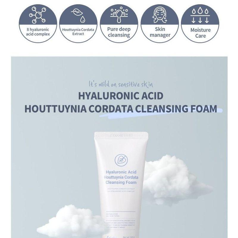 esfolio - Hyaluronic Acid Houttuynia Cordata Cleansing Foam