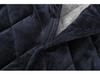 Crystal Velvet Winter Cotton Home Wear Set: Thick Padded Suit for Detention Center Guard
