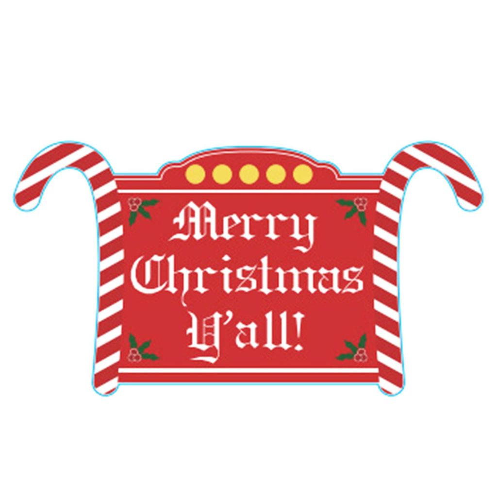 Yard Sign Eye-Catching Cute Vibrant Color Garden Stake Christmas Themes Lawn Sign Garden Stake for Outdoor