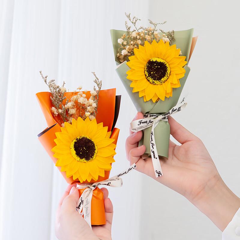 Mini Artificial Sunflower Bouquet
