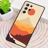 Cat Mount Fuji Japan Landscape Phone Case for Samsung Galaxy Note 10 Pro S26 Ultra S23 S24 FE S25 S21 S22 PLUS Shockproof Cove