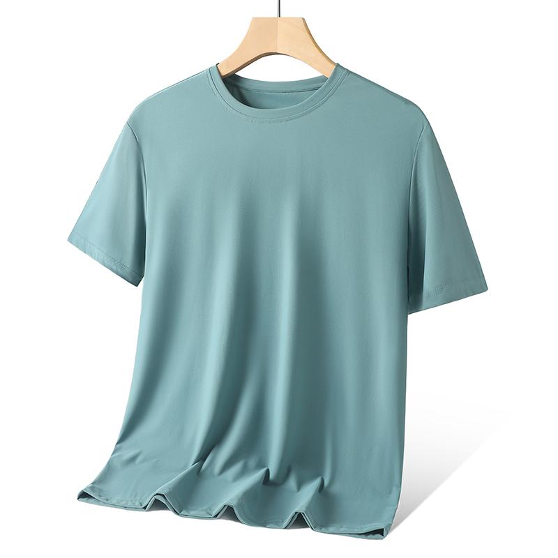 Ice Silk Mesh Short-sleeved Quick-drying T-shirt Men's Sports Casual Loose Cool Top