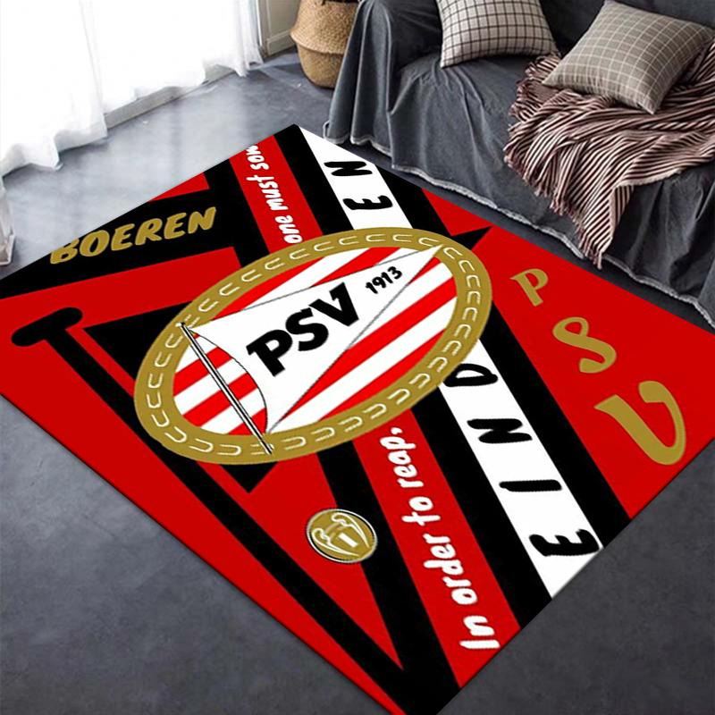 2025 New PSV Eindhoven Carpet Rug for Living Room Bedroom Home Sofa Decoration,Kids play Non-slip Floor Mat