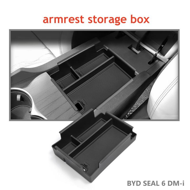 

For BYD SEAL 6 DMi Sedan Armrest Storage Box 2025 2026 Interior Accessories armrest storage box