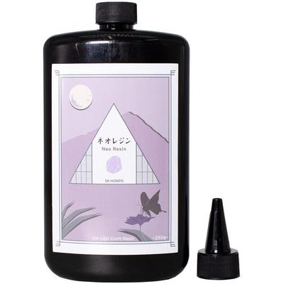 SK Honpo Resin Liquid, UV-LED Compatible, Hard Type, High Viscosity, Neo Resin (250g)