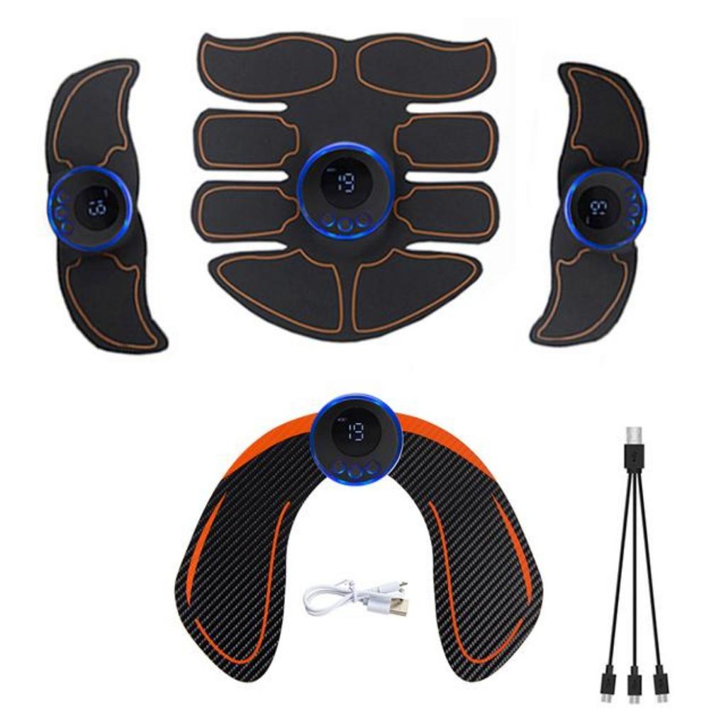 Stimolatore Muscolare Elettrico EMS Allenatore per Fianchi Collo Braccio Gamba Addominale Tonificante Muscolare Fitness Domestico Massaggiatore Dimagrante per il Corpo