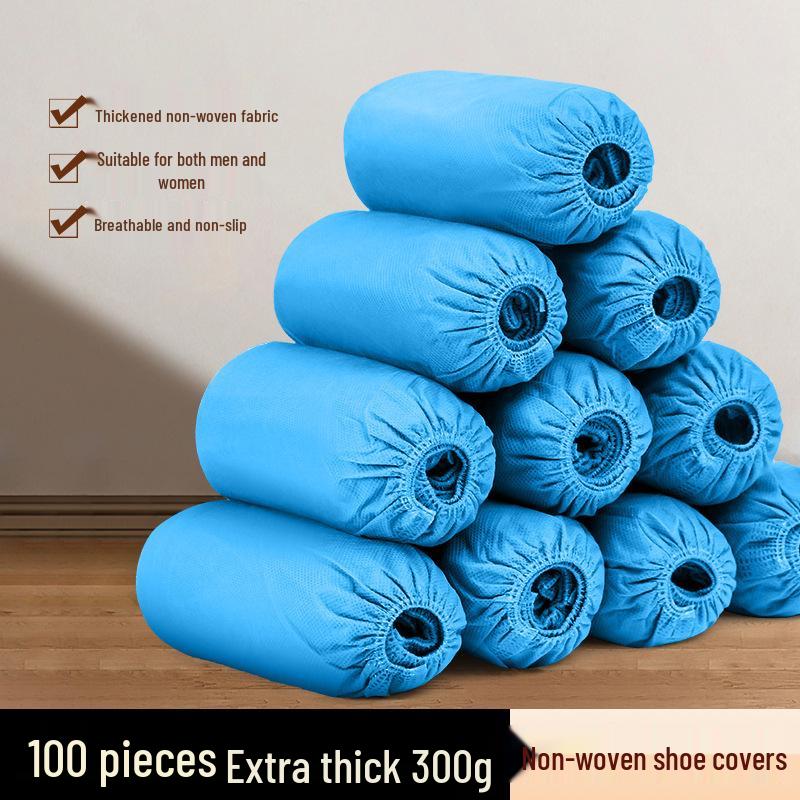 Waterproof Non-Slip Reusable Shoe Covers for Indoor Use - Durable & Thickened Overshoes for Students