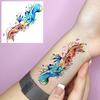 1 Sheet Graffiti Anchor Compass Temporary Tattoos For Adults Hands Necks Ankle, Fake Tattoo Stickers Waterproof Realistic Tatoos