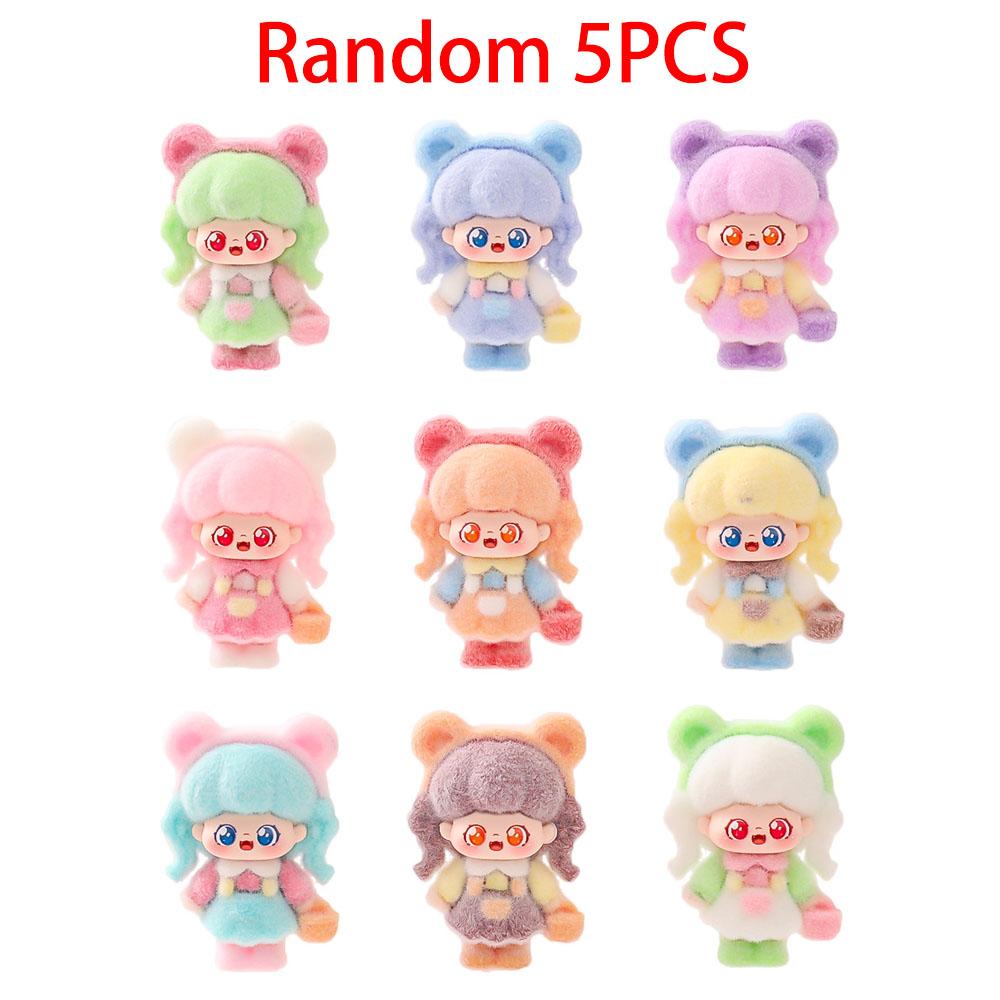 New Toy For Girls Cute Flocking Accessories, Fidgets Toy, Trendy Toy, Key Chain, Desktop Decoration Birthday Gifts