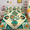 Set Biancheria da Letto per Casa Matrimoniale Copriletto Uomo Donna Stampa Paisley 3D Lussuoso Set Copripiumino in Poliestere