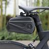 2.6L Fahrrad-Gepäckträger Satteltaschen Satteltasche Träger mit Reflektoren Wasserdichte Hartschalen Fahrradtasche für Fahrräder Gepäckträger hinten
