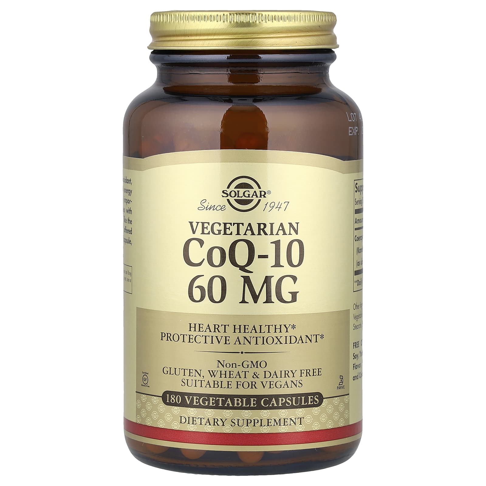 

Vegan Coenzyme Q-10, 60 Mg, 180 Veggie Caps