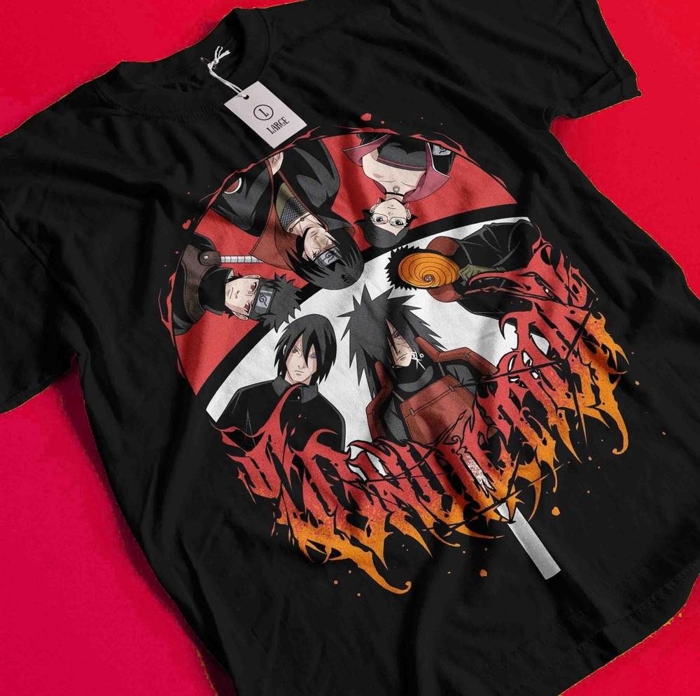 

Uchiha Tshirt Itachi T-Shirt Sasuke Shirt Madara Shisui Obito Naruto Sarada Tee BB481 L