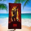 Cool Movie D-Doom Anime Beach Swimming Towel Soft Absorbent Washcloth Children's Gifts For Kids Travel Camping Gym