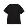 Li-Ning Letter Round Neck Loose Comfortable Casual T-Shirt Unisex Tops Black AHSVA77-1
