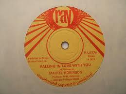 

7inch Record MARTEL ROBINSON Falling In Love With You RA077 Ray 1977 UK Reggae Ska Dub Used