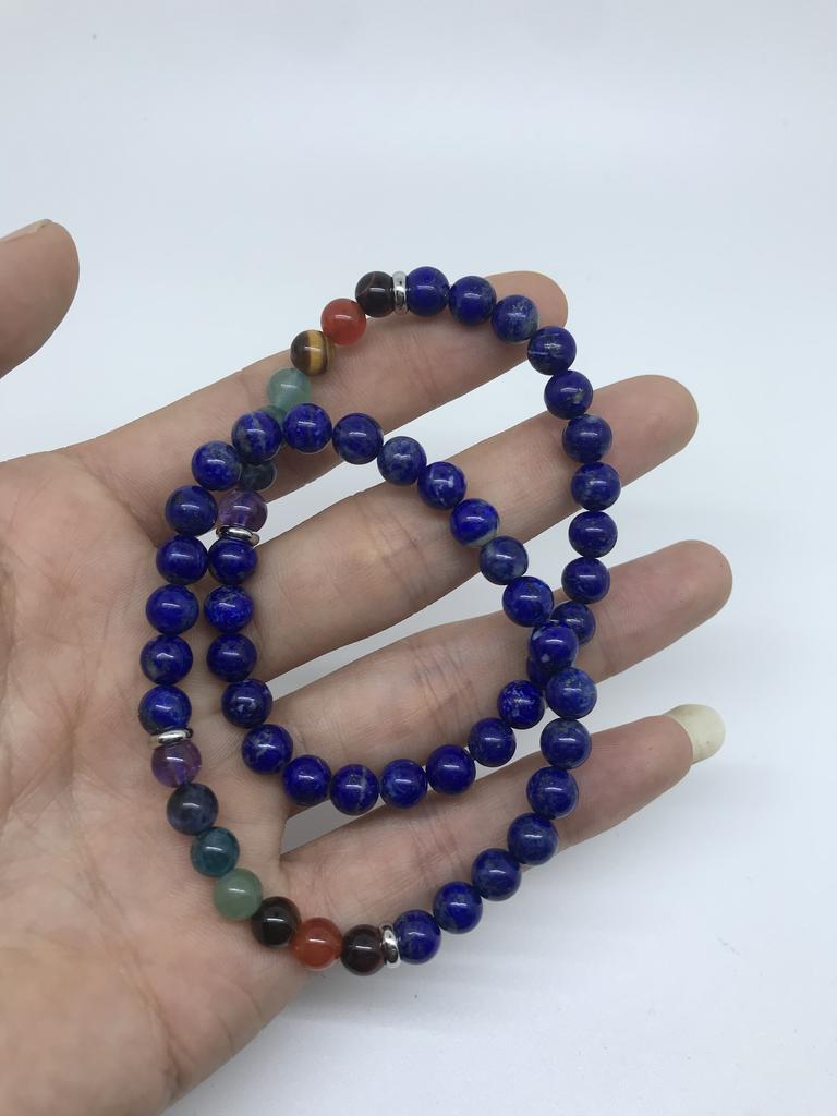 High Quality 8mm Natural Round Beads 7-Chakra Bracelet Gemstone Loose Stone Beads High Quality Stone Beads
