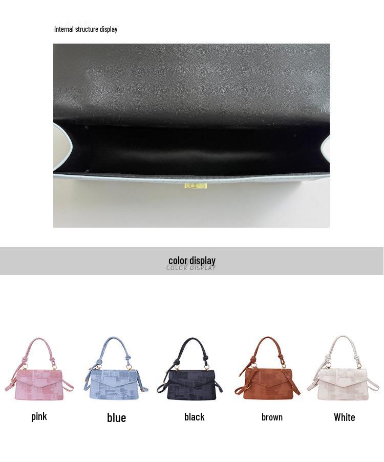 Korean Retro Small Square Handbag - Summer 2026 Casual Women's Crossbody