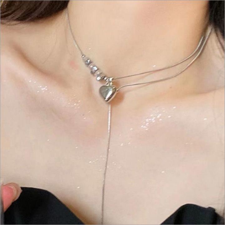Sparkling cute~ Spot autumn necklace women's light luxury niche design temperament to give girlfriend gift necklace