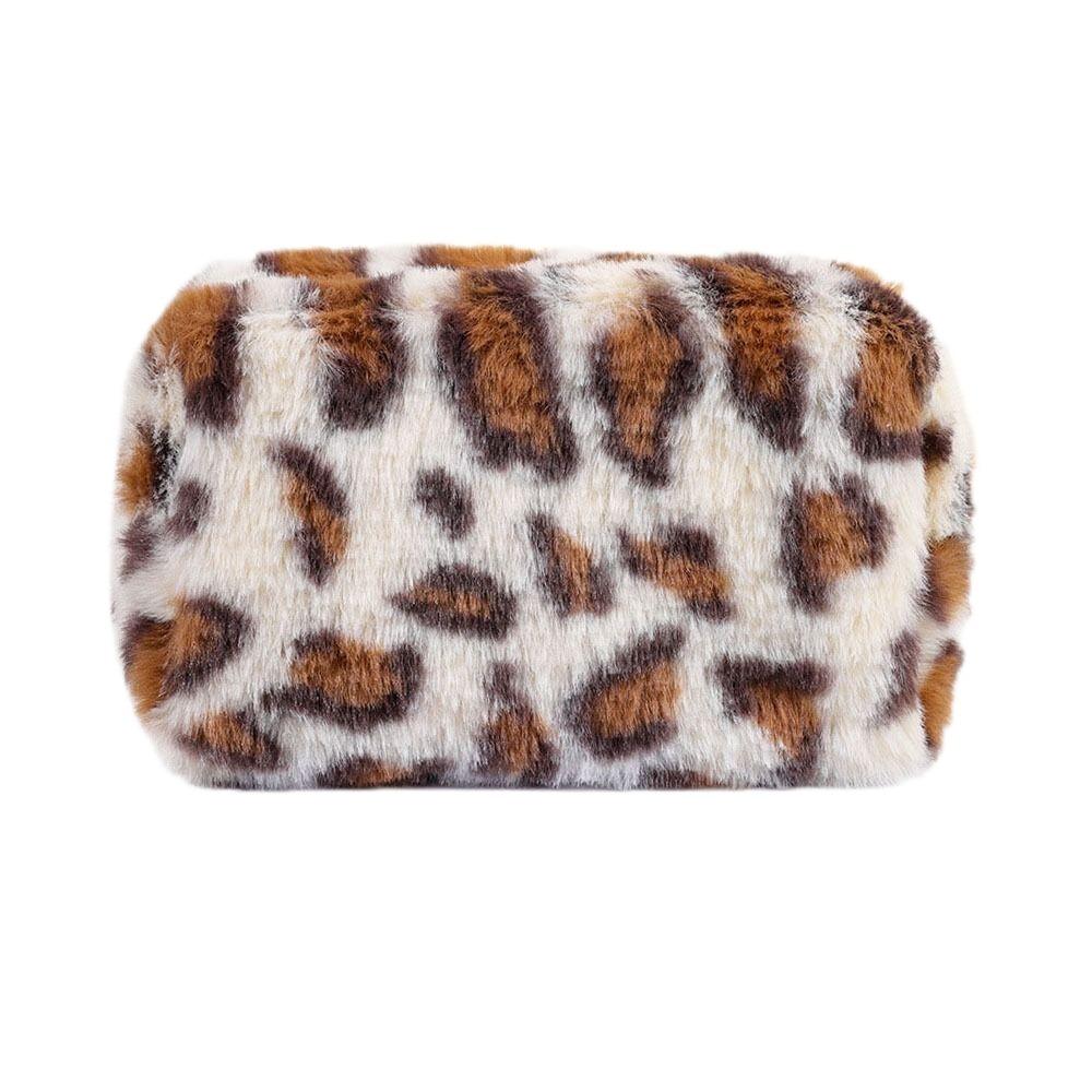 Large Capacity Women's Cosmetic Pouch Leopard Print Cosmetic Storage Organizer  Women