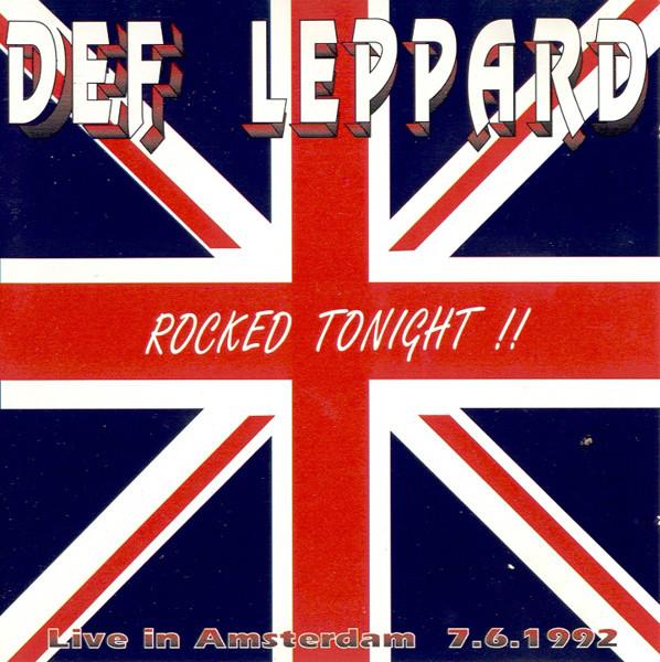 

CD DEF LEPPARD - Rocked Tonight !! HR30001 Sledgehammer Re 1992 Germany Rock Used