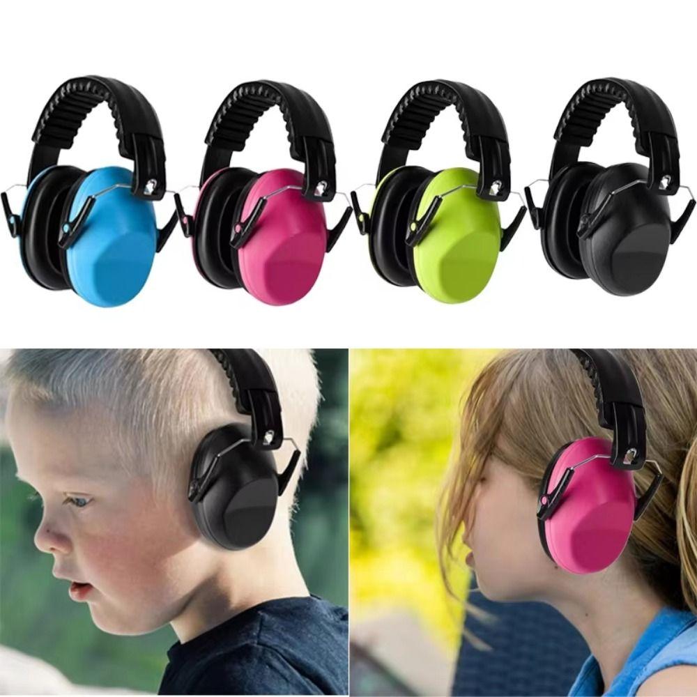 Adjustable Ear Protector Head Mounted Ear Defenders Anti-Noise Earmuffs  Kids Protection