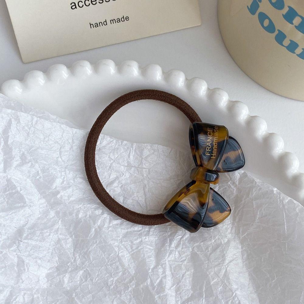 Hair Bands Acetic Acid Hair Tie Korean Style Acetate Bow Scrunchies Bowknot Hair Rope  Women