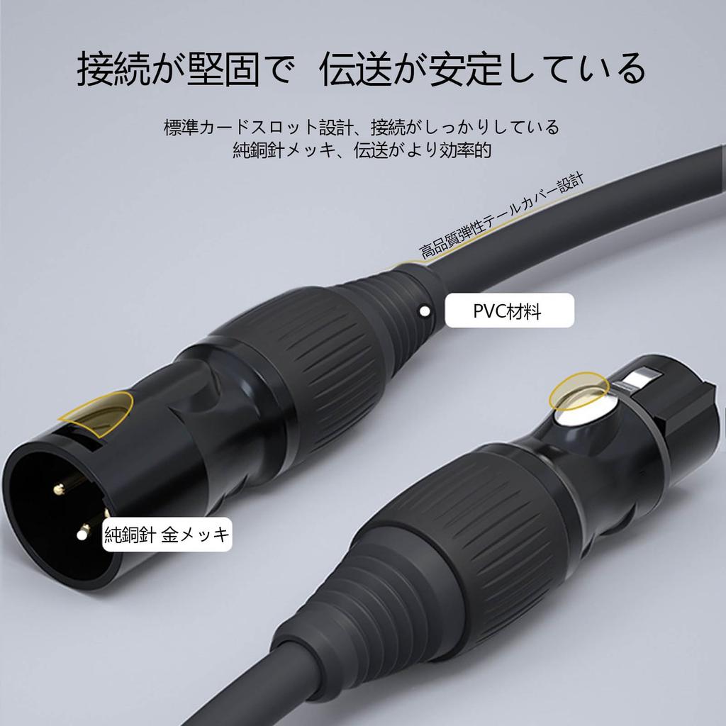 SZSL Kabel Mikrofonowy Męski na Żeński Połączenie Mikrofonowe do Nagrywania Mikrofonu Wytrzymały Mikrofon Kompatybilny z urządzeniami nagrywającymi takimi jak