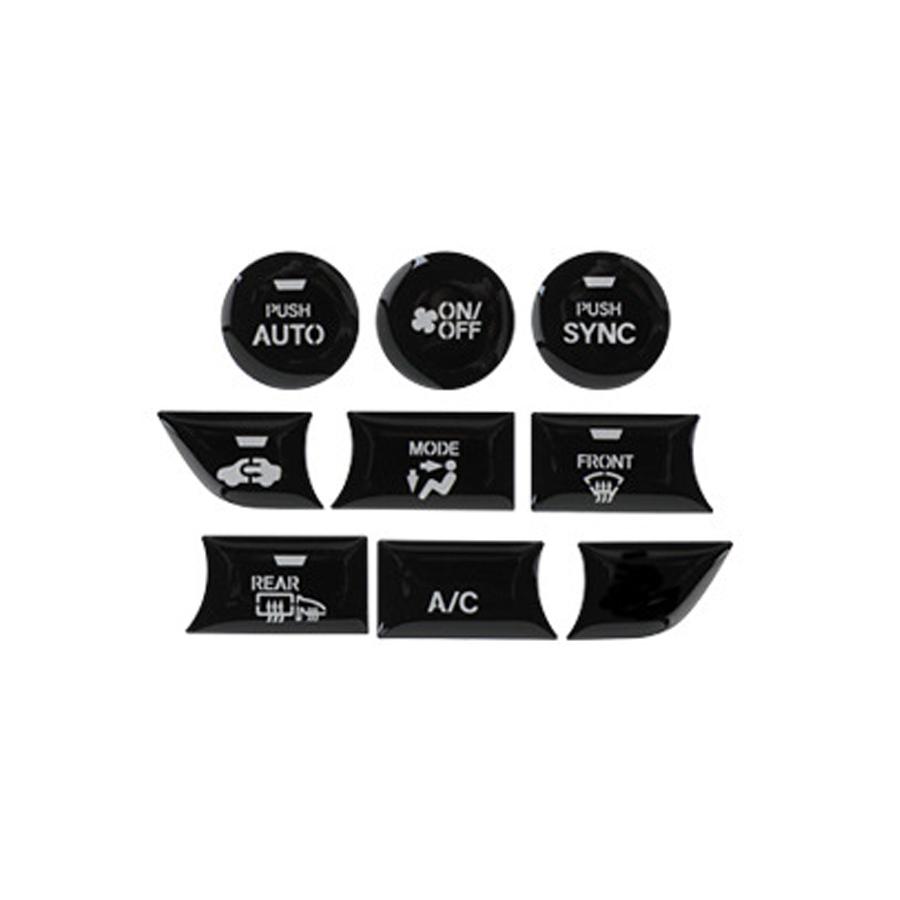 For Honda Accord 2018-2021 Glossy Black Central Control Switch Button Cover Trim