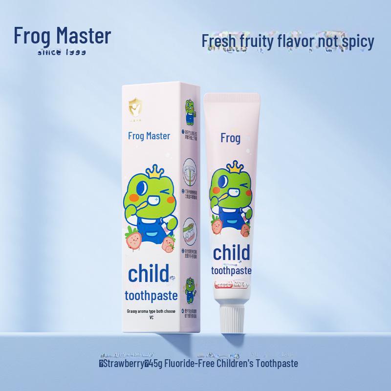 Frog Prince Aiyaxing Children's Wheat Grain Soft Baby Toothbrush