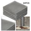 24x Weep Hole Covers Brick Weep Hole Inserts Mesh Design High Performance Bendable Window Holes Cover for Home Protection