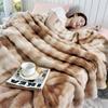 Tuscan Autumn Winter Warmth Blanket Thickened Keep Warm Flannel Sofa Blankets Soft Comfortable Bubble Fleece Nap Shawl Blanket