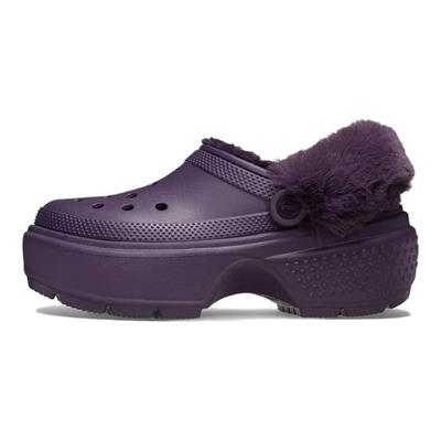Eva Fashion Zoccoli Caldi e Morbidi Scarpe da Donna Viola Iris Profondo 208546-5AS