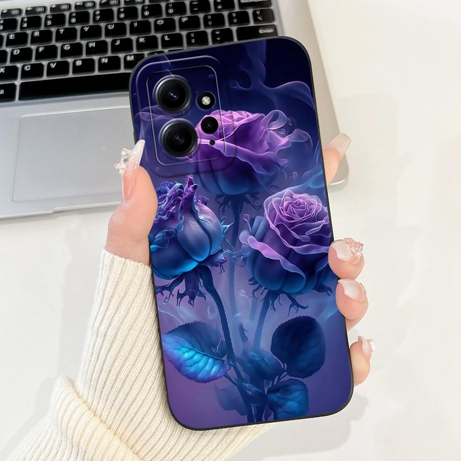 Per Custodia Xiaomi Redmi Note 12 4G Note12 5G Carina Coniglio Cartone Animato Cover Morbida TPU Custodia per Telefono Per Xiaomi Redmi Note 12 Pro Plus Guscio