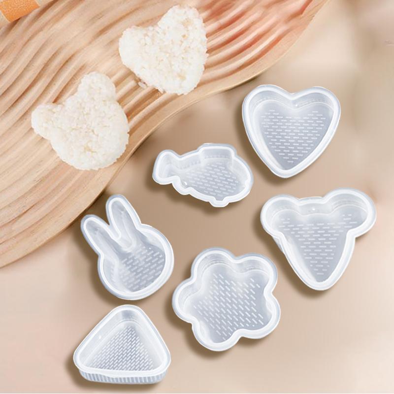 Cartoon Shape Rice Ball Set Sushi Roll Sushi Mold Rice Ball Rice Ball Bento Press Mold Japanese DIY Tools Kitchen Accessories