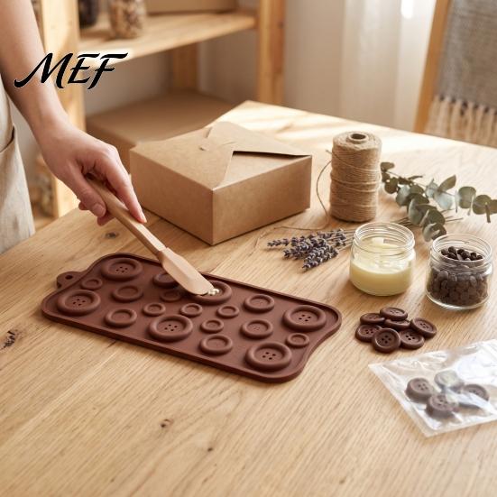 Chocolate Frosting Molds 19-Hole Silicone Button Molds, Three Sizes DIY Cake Decorating Tray, Birthday Party Supplies Flexible Easy