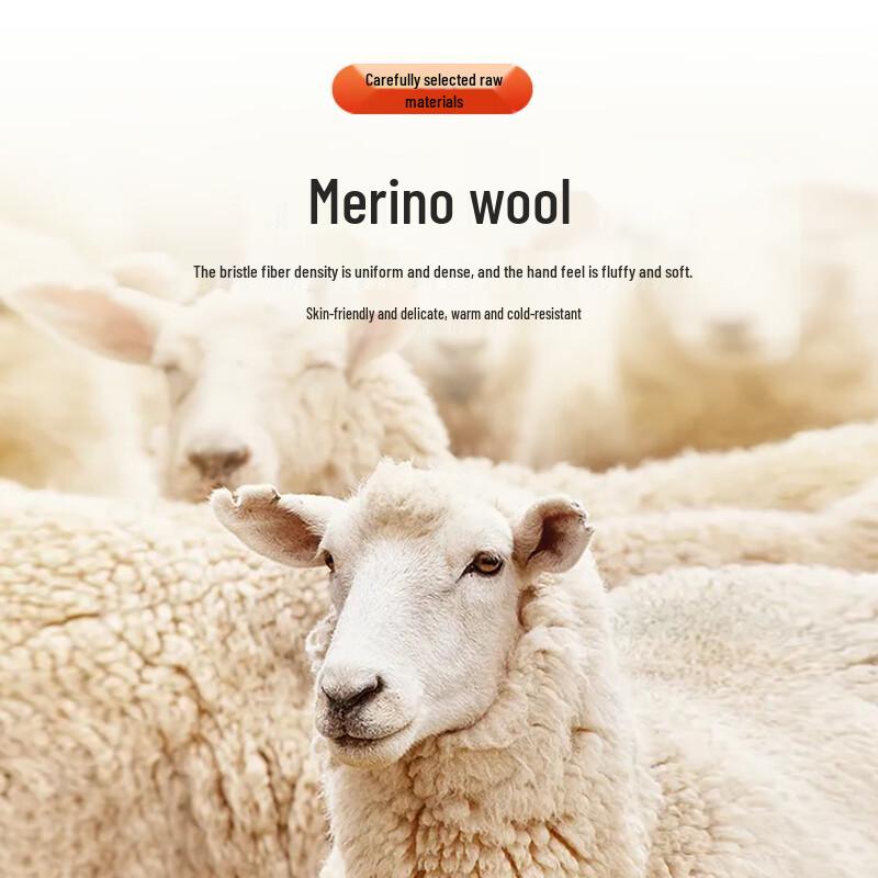 Antonio Men's Wool Blend V-Neck Down Puffer Vest