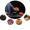 1pc Ceramic Persimmon Tea Set Ceramic Tea Pot With 2 Tea Cups For Home Restaurant Hotel Office Tea Accessories Business Gifts Holiday Gifts For Tea Lo